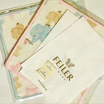 미사용 새상품 FEILER 페이러의 타월 손수건 TARA 타라입니다