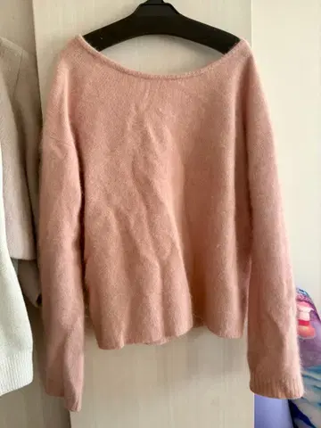 플라주 plage 니트 핑크