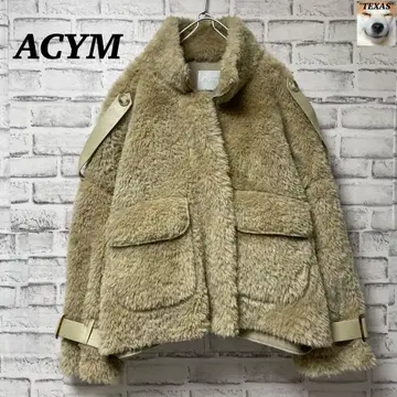 새상품급! ACYM 아심 보아 자켓 보아 코트 오버 사이즈