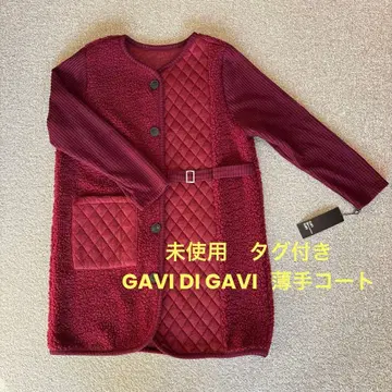 미사용 택 포함 GAVI DI GAVI 얇은 소재 코트