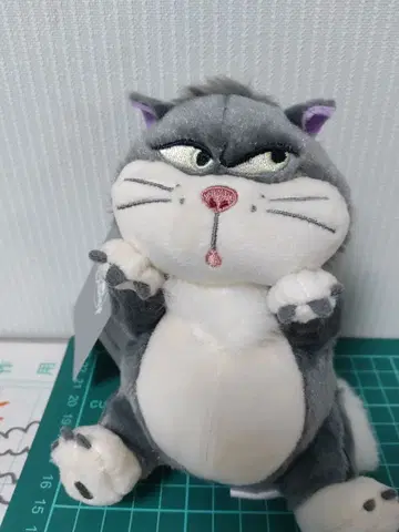 새상품 Disney 디즈니 2024 고양이의 날 루시퍼 봉제 인형 키링