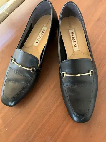 BARCLAY 블랙 로퍼 23.5cm