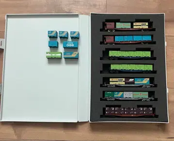 [ 메루카리 특가 ] N 게이지 철도 모형 세트 컨테이너 포함