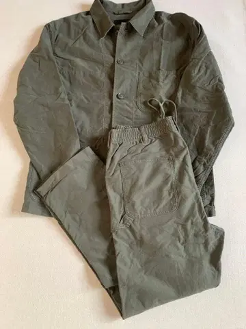 유니클로 유틸리티 자켓 와이드 핏 워크 팬츠 셋업