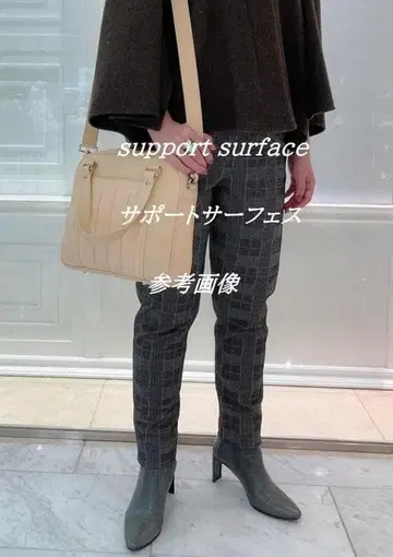 서포트 서피스 캐주얼 팬츠/체크 무늬