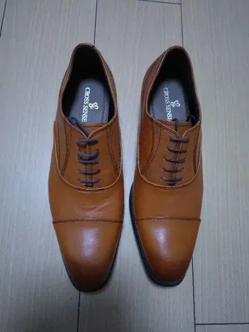 CROSS SENSE 크로스 센스 가죽 신발 브라운 비즈니스 슈즈