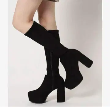 에스페란자 락모리 통굽 롱 부츠