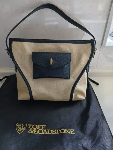 TOFF & ROADSTONE 토트백 베이지/블랙