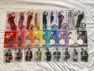 SnowMan ON 아크릴 스탠드 거울 스티커 클리어 스티커 9인 세트