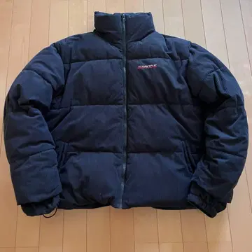 코듀로이 다운 자켓 충전솜 블루종 아우터