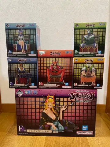 원피스 백수 해적단 피규어 6체 세트