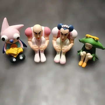 짱구는 못말려 헤랜드 기다림 피규어 4체 세트 세미 컴프