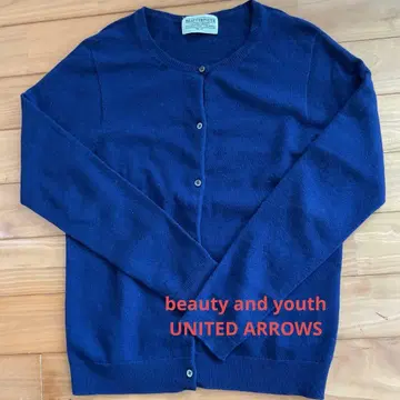 뷰티 앤 유스 캐시미어 100 가디건 니트 스웨터 캐시미어