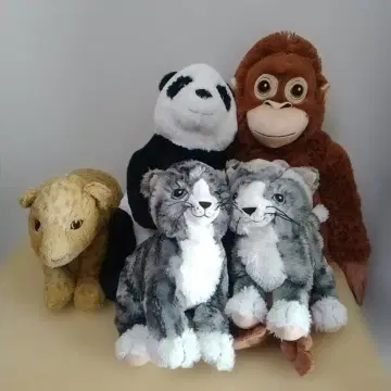 이케아 IKEA 소프트 토이 5종 세트 오랑우탄 팬더 고양이 사자