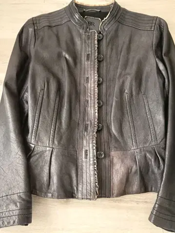 BANAN REPUBLIC 블랙 가죽 자켓 중고