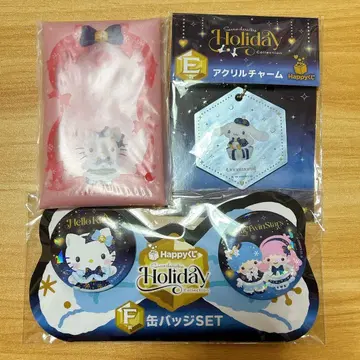 산리오 해피 복권 크리스마스 시나몬 키키라라 키티 복권 겨울 눈