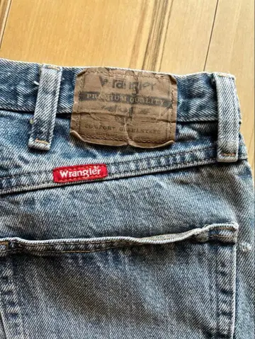Wrangler 레귤러 핏 스트레이트 데님 34x30