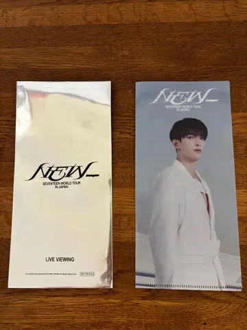 seventeen new_ 라이브 뷰잉 입장 특전 티켓 홀더