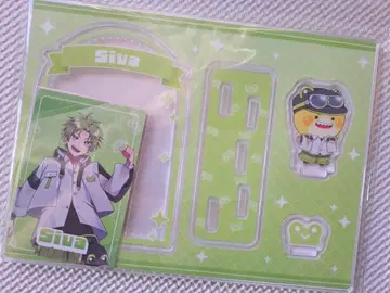 컬러풀 피치 트레이딩 카드 스탠드 시바