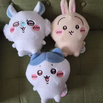 선착순 치이카와 (먼작귀) 시이푸와 봉제 인형 3종 세트