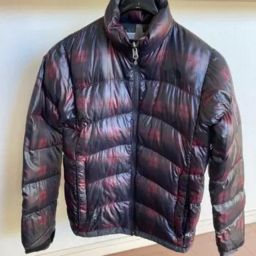 THE NORTH FACE 다운 자켓 블랙/레드