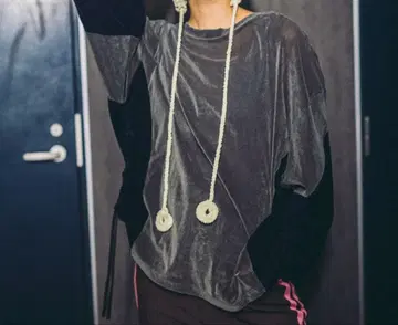 mode norm core 튤 벨로아 루즈 풀오버 니코앤드