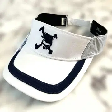 새상품급 오클리 골프 바이저 화이트 네이비