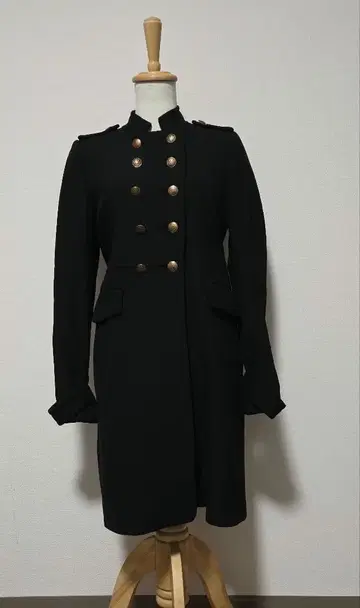 ZARAWOMAN 밀리터리 스타일 더블 브레스트 나폴레옹 코트