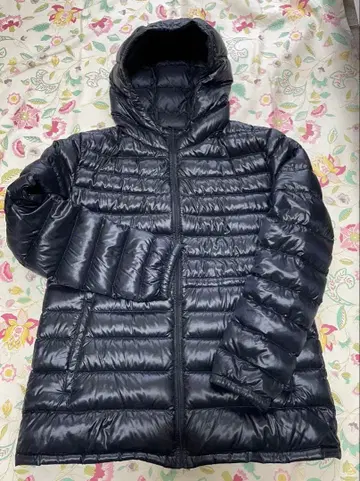 UNIQLO 후드 부착 다운 자켓 XL 블랙