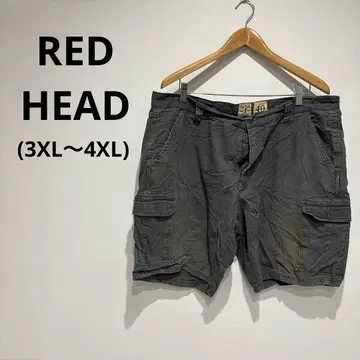 RED HEAD (레드베드) 카고 숏팬츠 [3XL~4XL]
