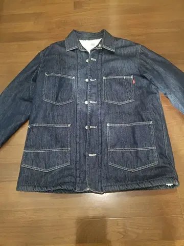 에드윈 데님 자켓 인디고 보아