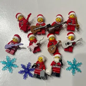 레고 정품 LEGO 레고 미니 피규어 산타클로스 음악회