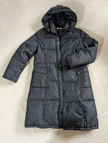 a.v.v DENIM 블랙 롱 코트