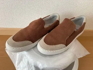 TOUN 원 브라운 스웨이드 슬립온