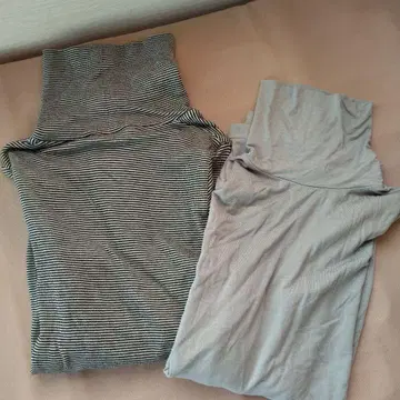 유니클로 히트텍 캐시미어 블렌드 터틀과 리브 터틀넥