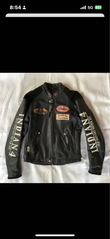 INDIAN INDIANA 4 가죽 자켓