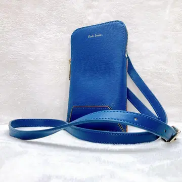 컨디션 최상 폴스미스 스마트폰 숄더 폰 케이스 가죽 미니백