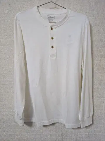 미사용 새상품 L.L.Bean 재팬핏 긴팔 셔츠 M 화이트