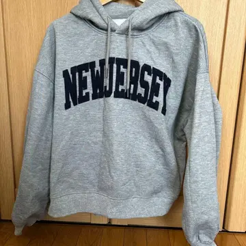 그레이 NEW JERSEY 후드티 속기모