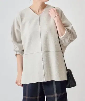 미사용 비어즐리 압축 저지 돌먼 풀오버 그레이