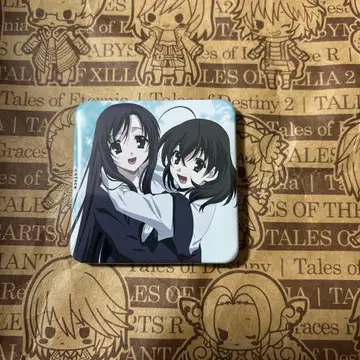 School Days 스퀘어 배지 카츠라 코토노하 & 사이온지 세카이