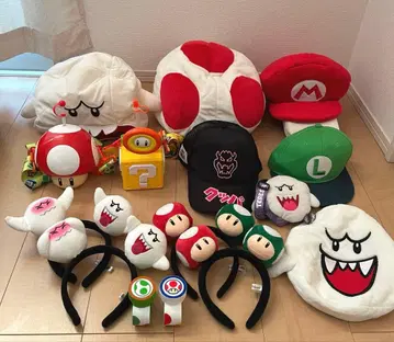 USJ 마리오 파워업 밴드 모자 캡 세트 묶음 판매