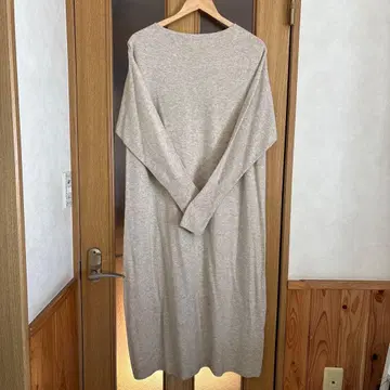 GALERIE VIE 베이지 롱 니트 원피스