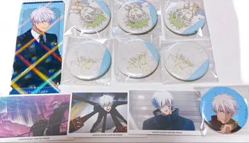 주술회전 고죠 사토루 애니메이션전 캔뱃지 팬퍼레 환영야행 카드 특전