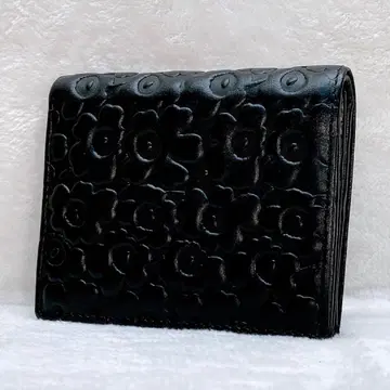 새상품급 marimekko 마리메꼬 접이식 지갑 엠보싱 우니코 가죽