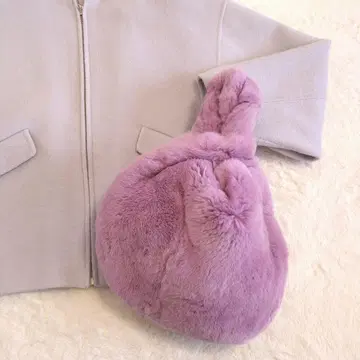 하시바미 퍼 백 핑크 복슬복슬 보들보들