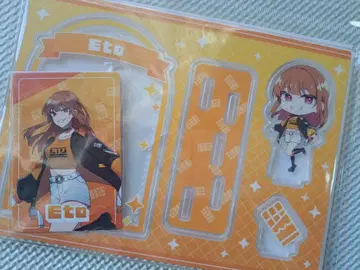 컬러풀 피치 트레이딩 카드 포함 트레이딩 카드 스탠드 에토