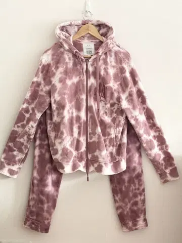 Armani Exchange 아르마니 풀 집업 후드티 상하의 세트