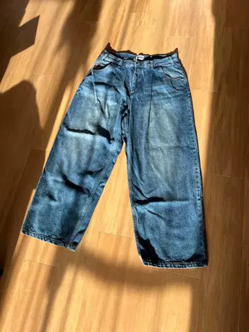 9090 와이드 데님 빈티지 블루