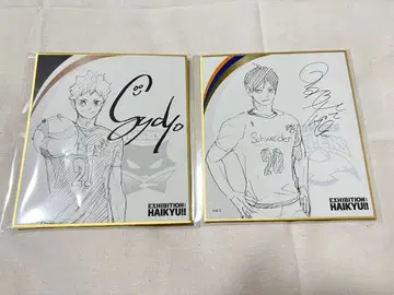 하이큐 하이큐전 사인 색지 컬렉션 히나타 쇼요 카게야마 토비오